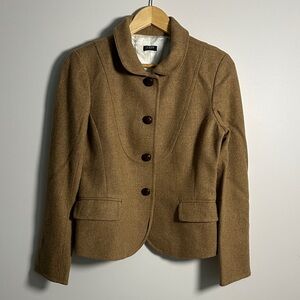 J. Crew Tan Wool Blazer Size 4